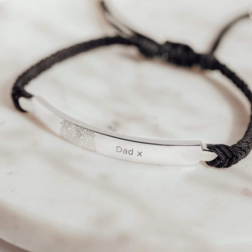 Silver hot sale bracelet name